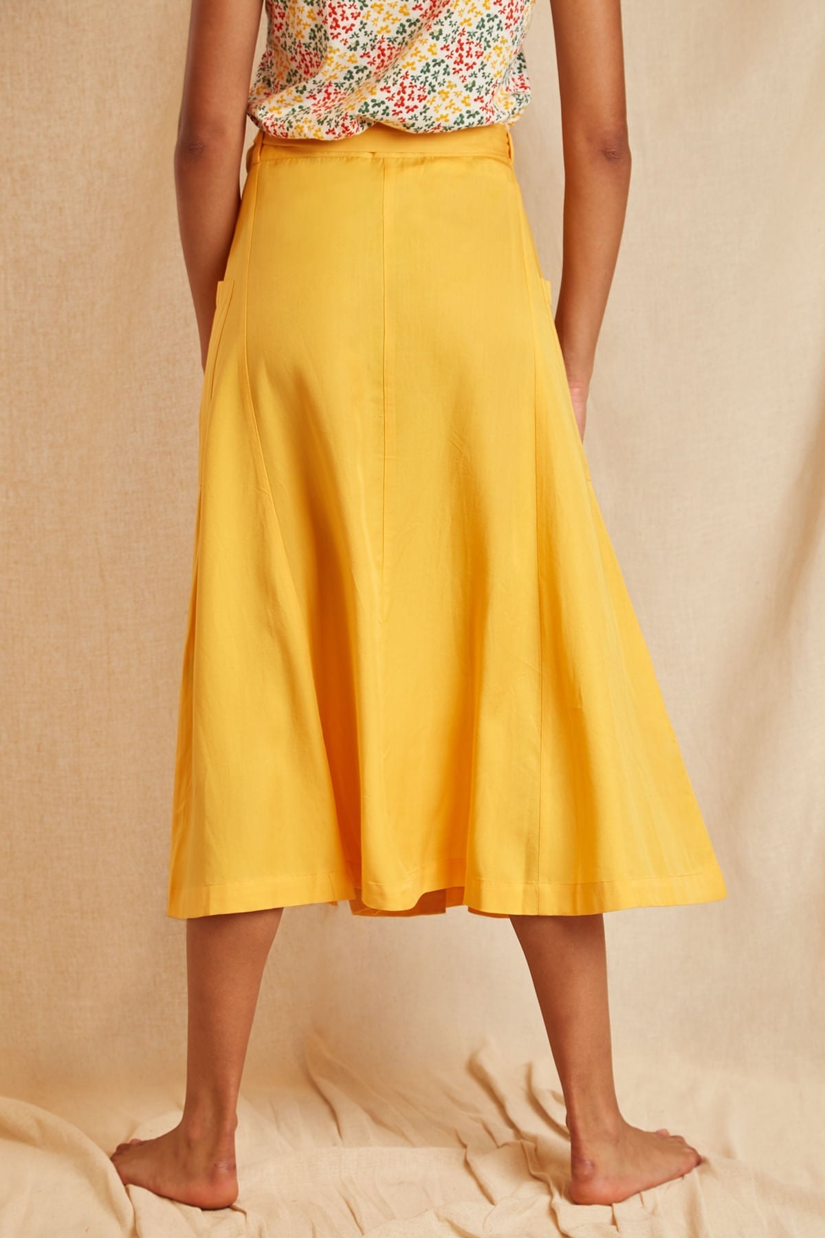 Louche Sustain Floris Skirt