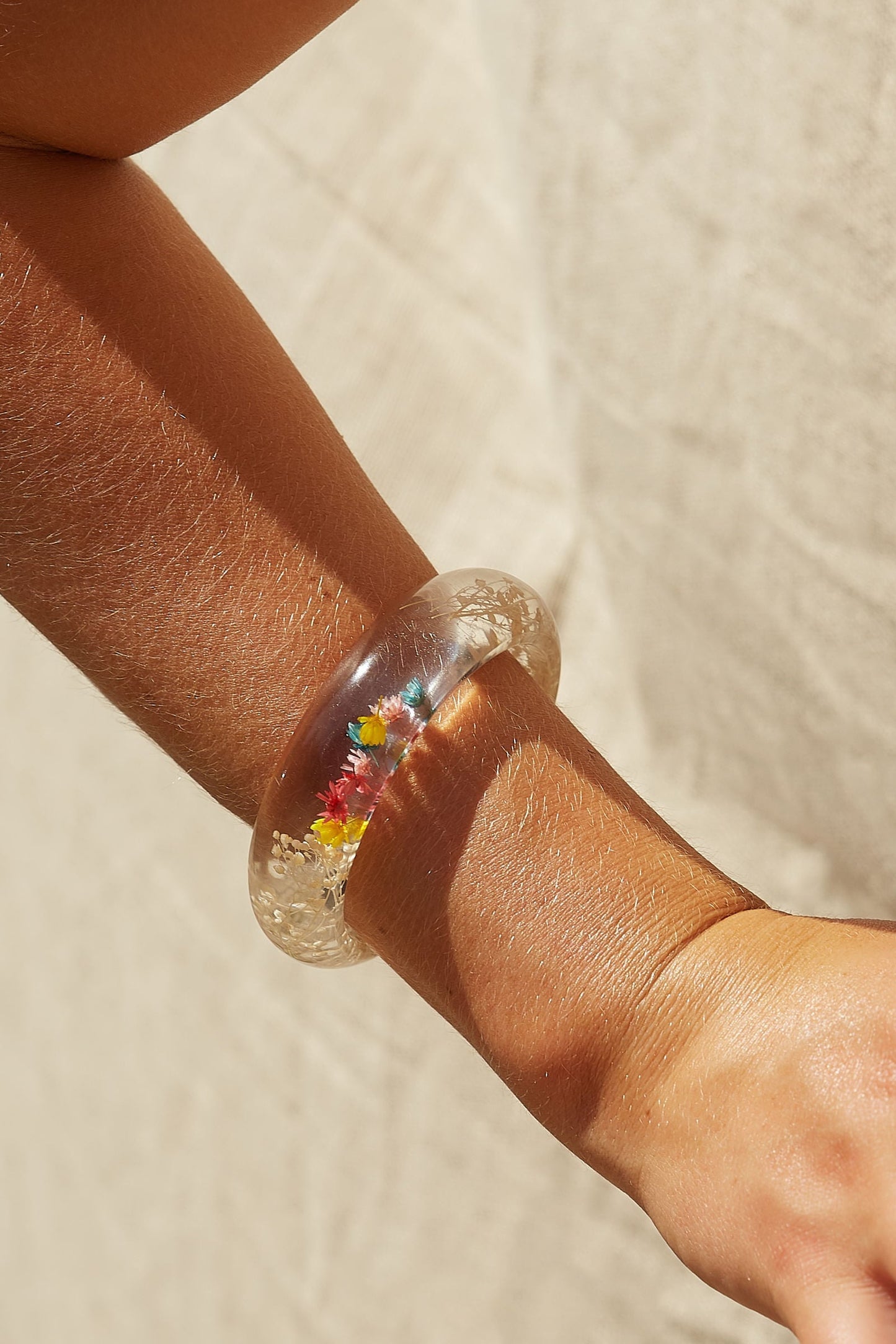 Flower Child Encased Flower Bracelet