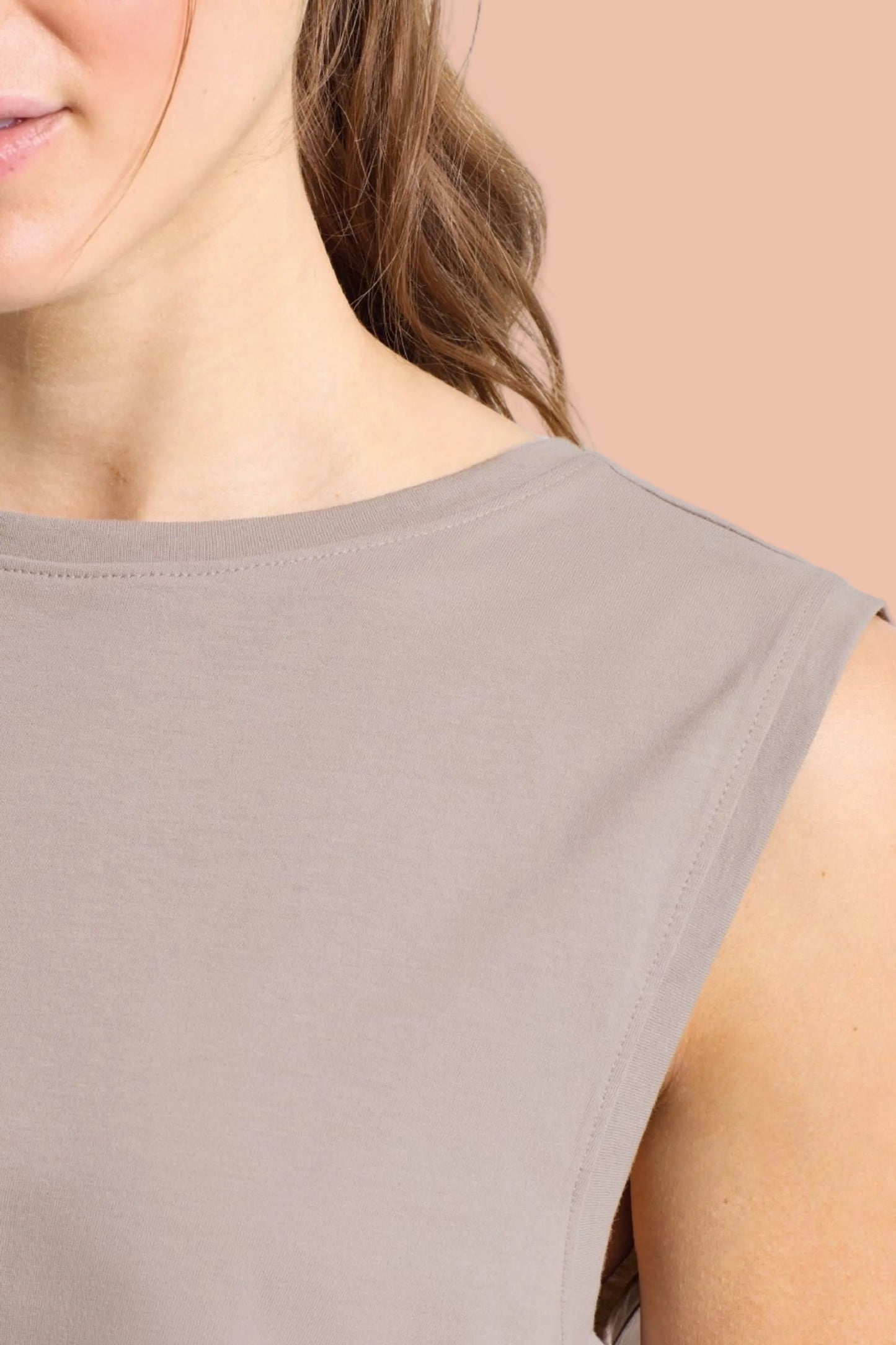 FLOW Organic Cotton Cropped Tank