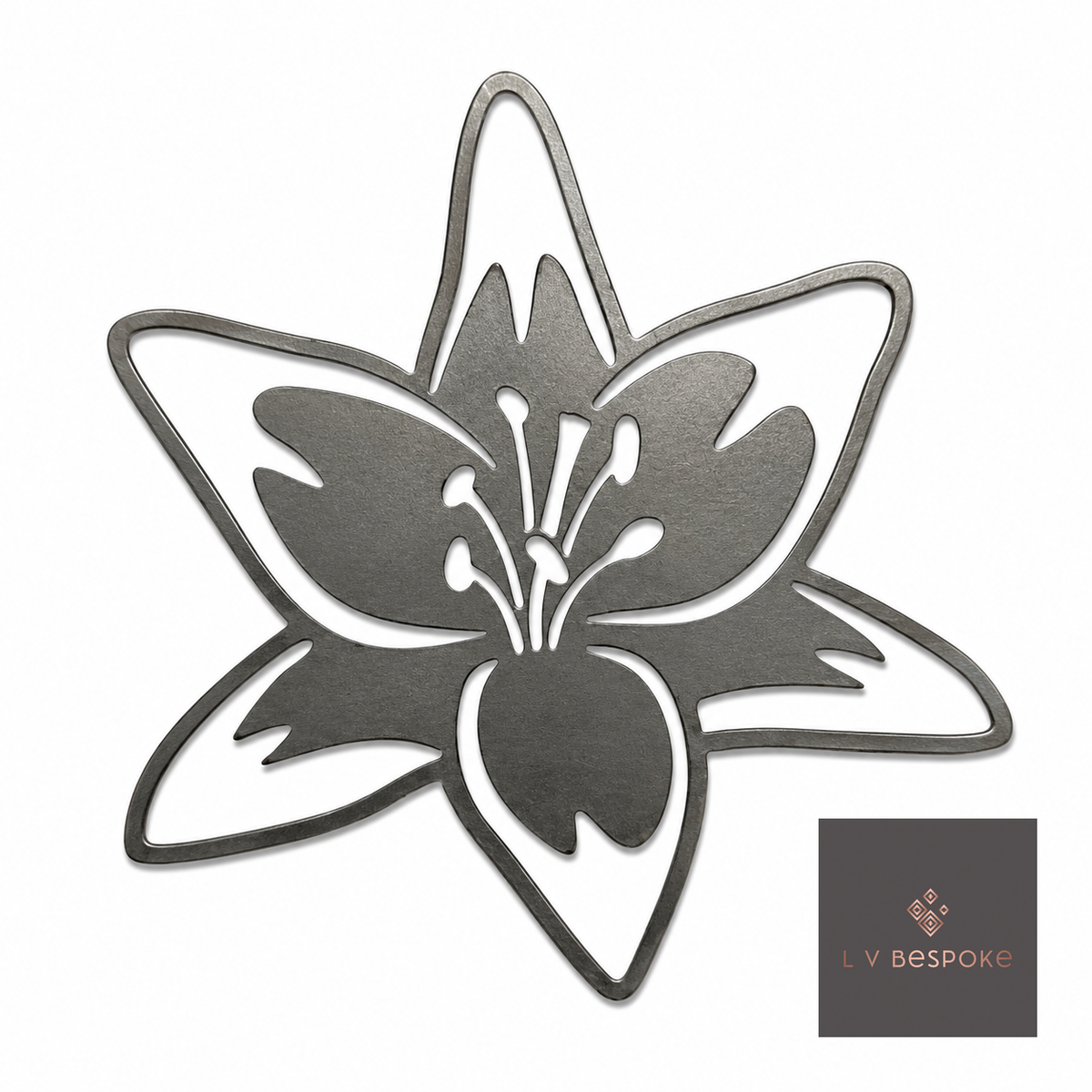 Tall Floral Garden Stake