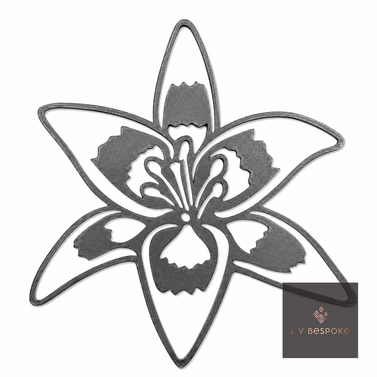 Tall Floral Garden Stake