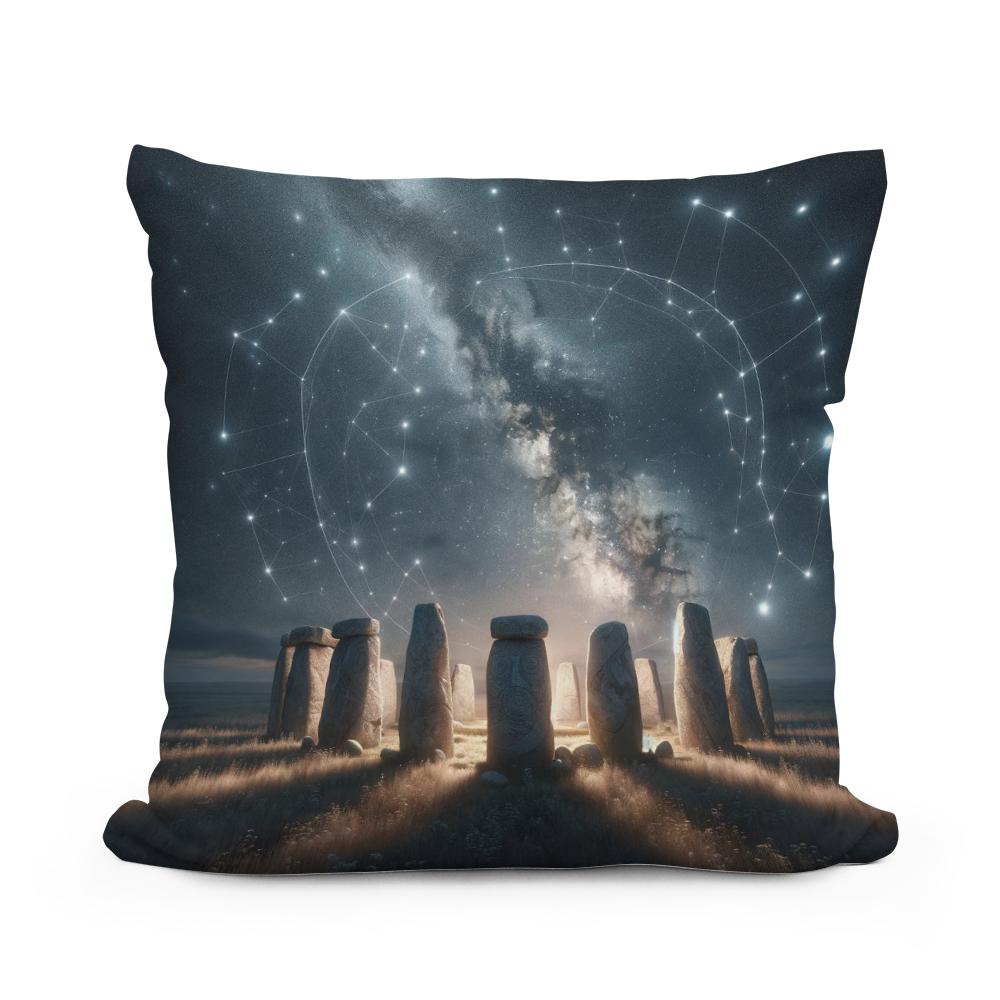 Celestial Stones Cotton Cushion