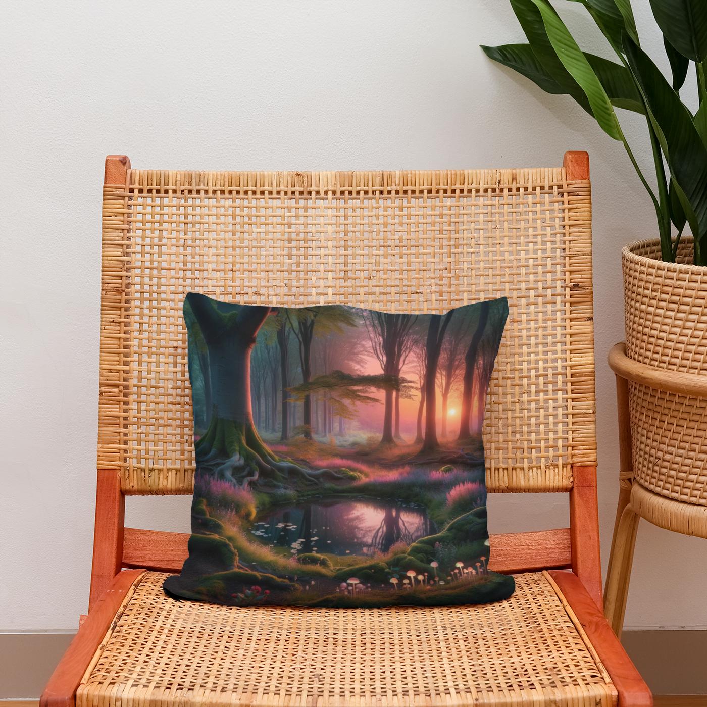 Nature's Whisper Cotton Cushion