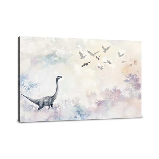 Dinosaur's Skyward Dream Canvas