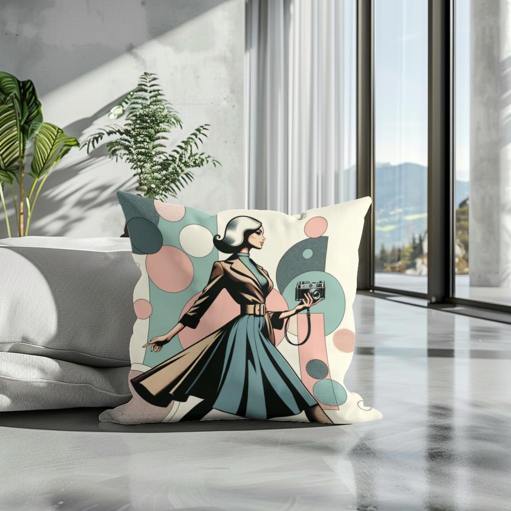 Vintage Chic Cotton Cushion