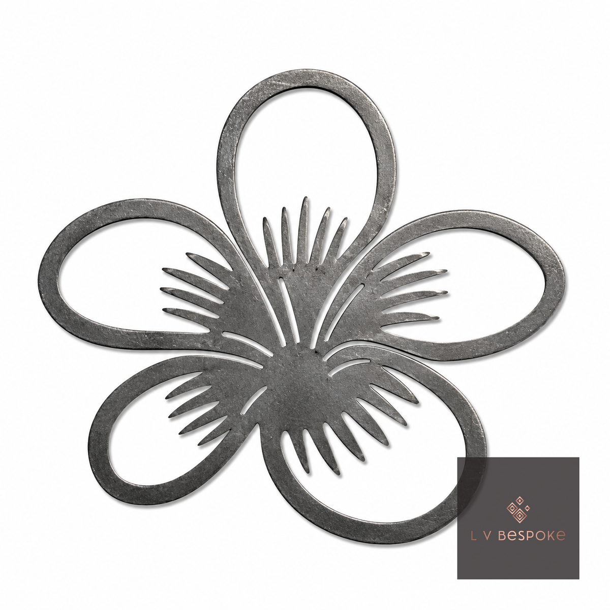 Tall Floral Garden Stake