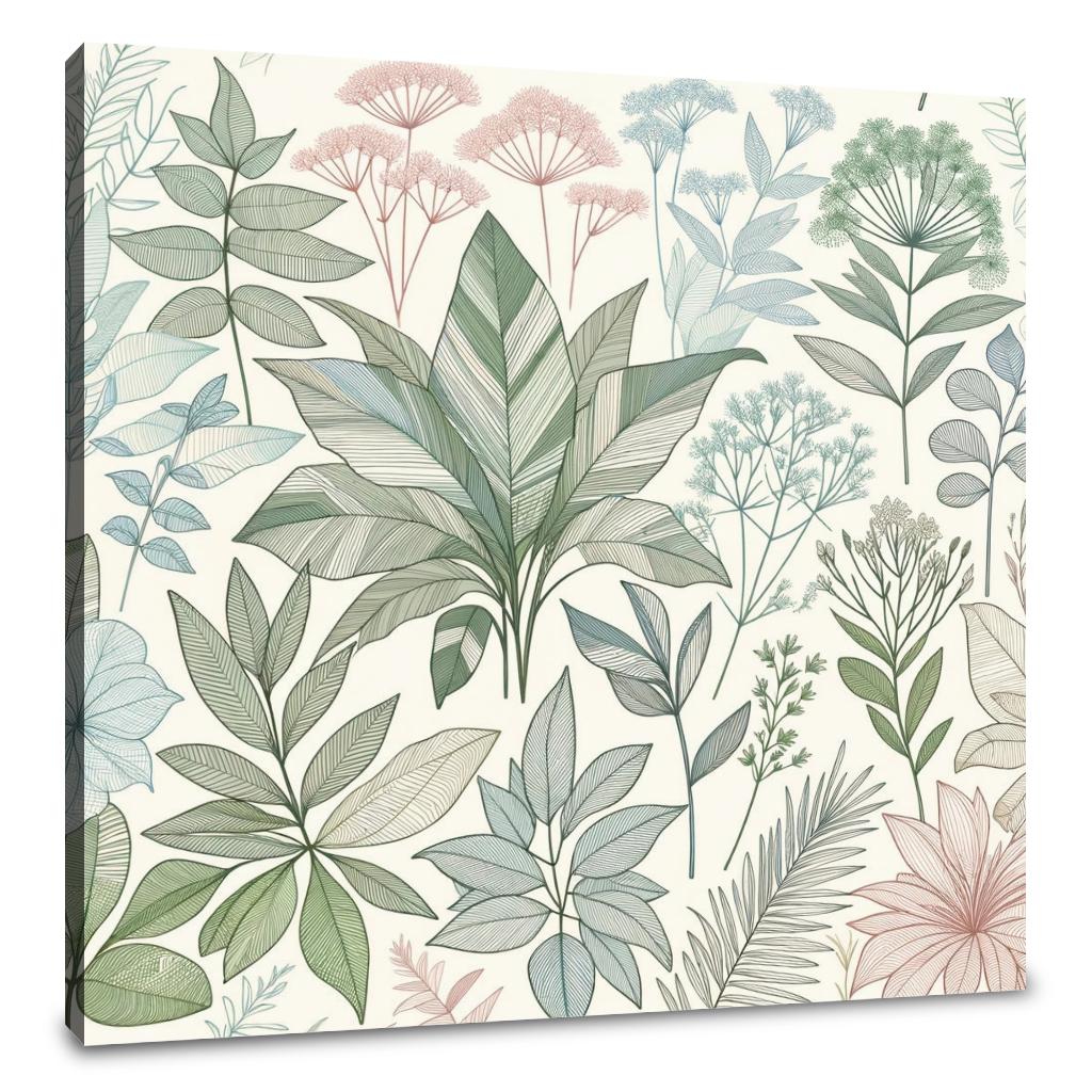 Serene Botanicals Canvas