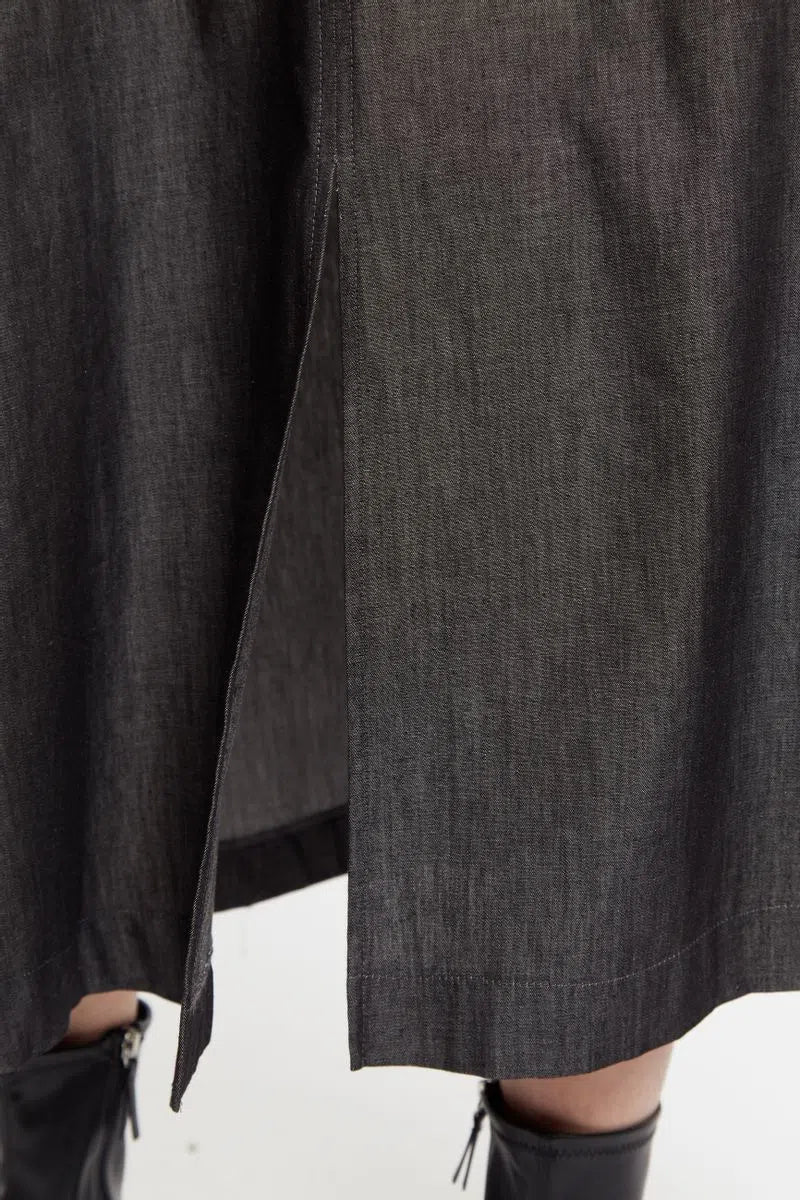 Louche Francoise Chambray Midi Skirt