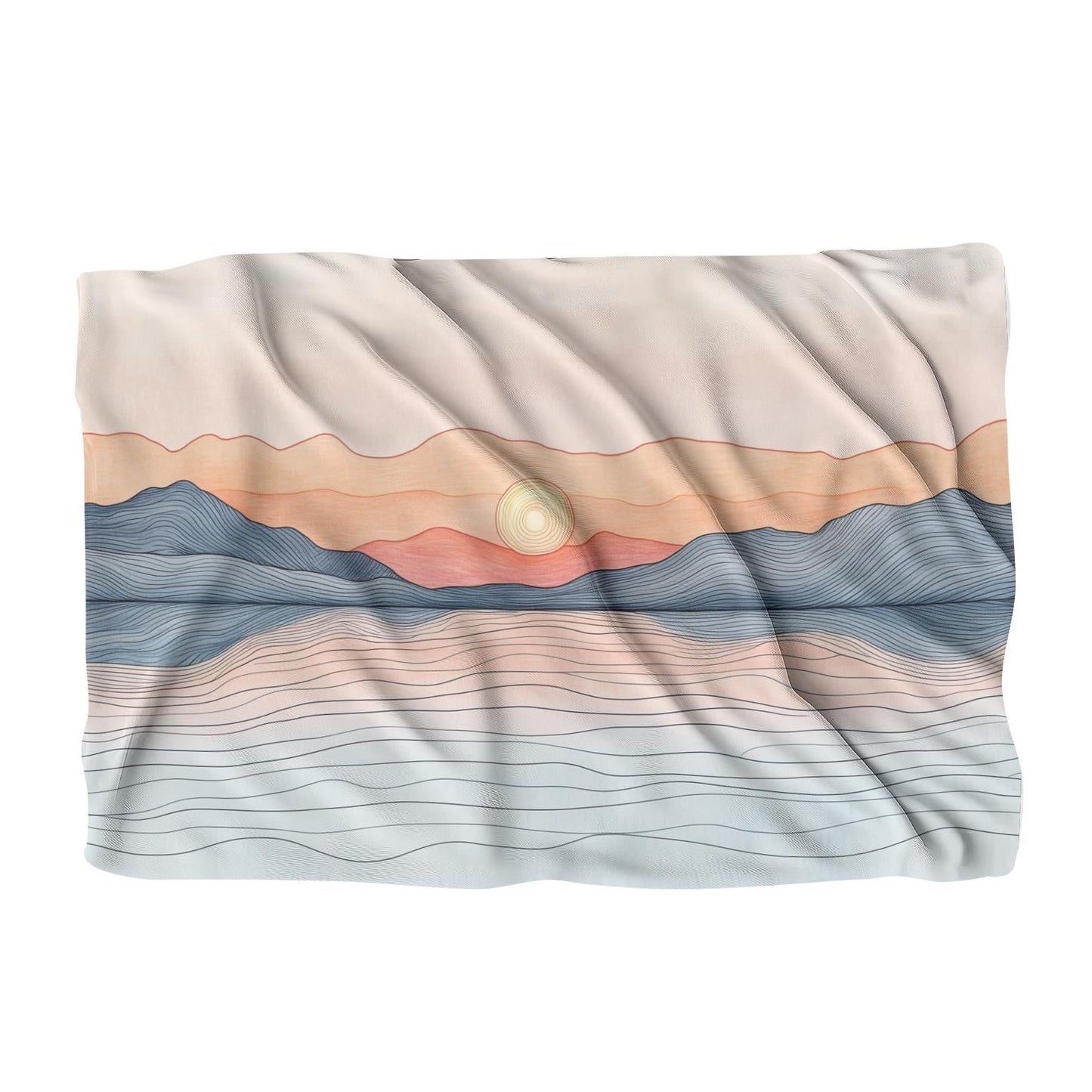 Dawn Reflection Lake Blanket