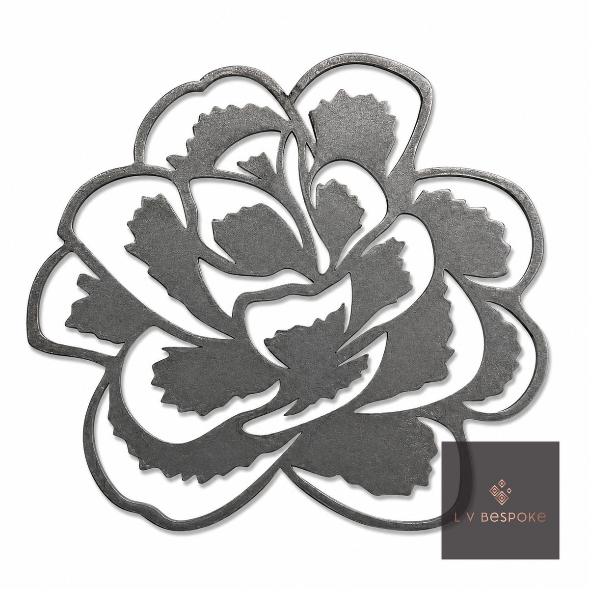 Short Floral Garden Stake