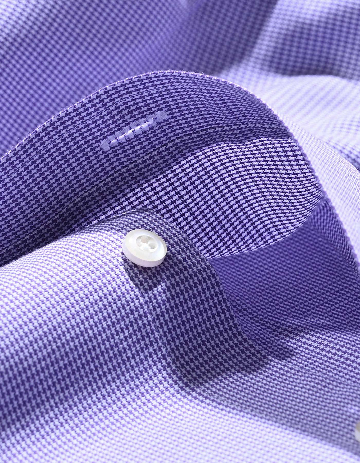 Purple And White Checkered Shirt