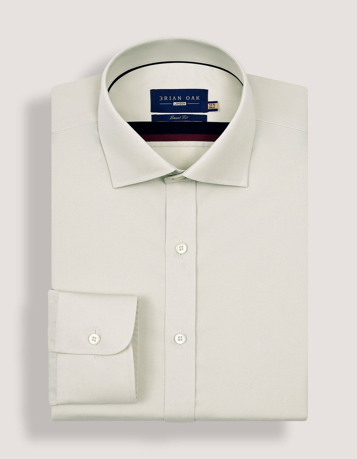 Easy Iron Beige Dress Shirt