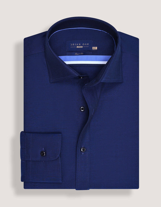 Smart Fit Royal Blue Dress Shirt