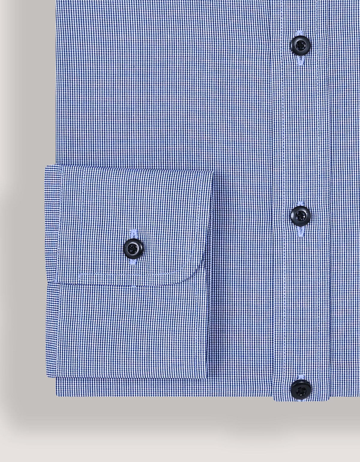 Blue Checkered Dress Shirt