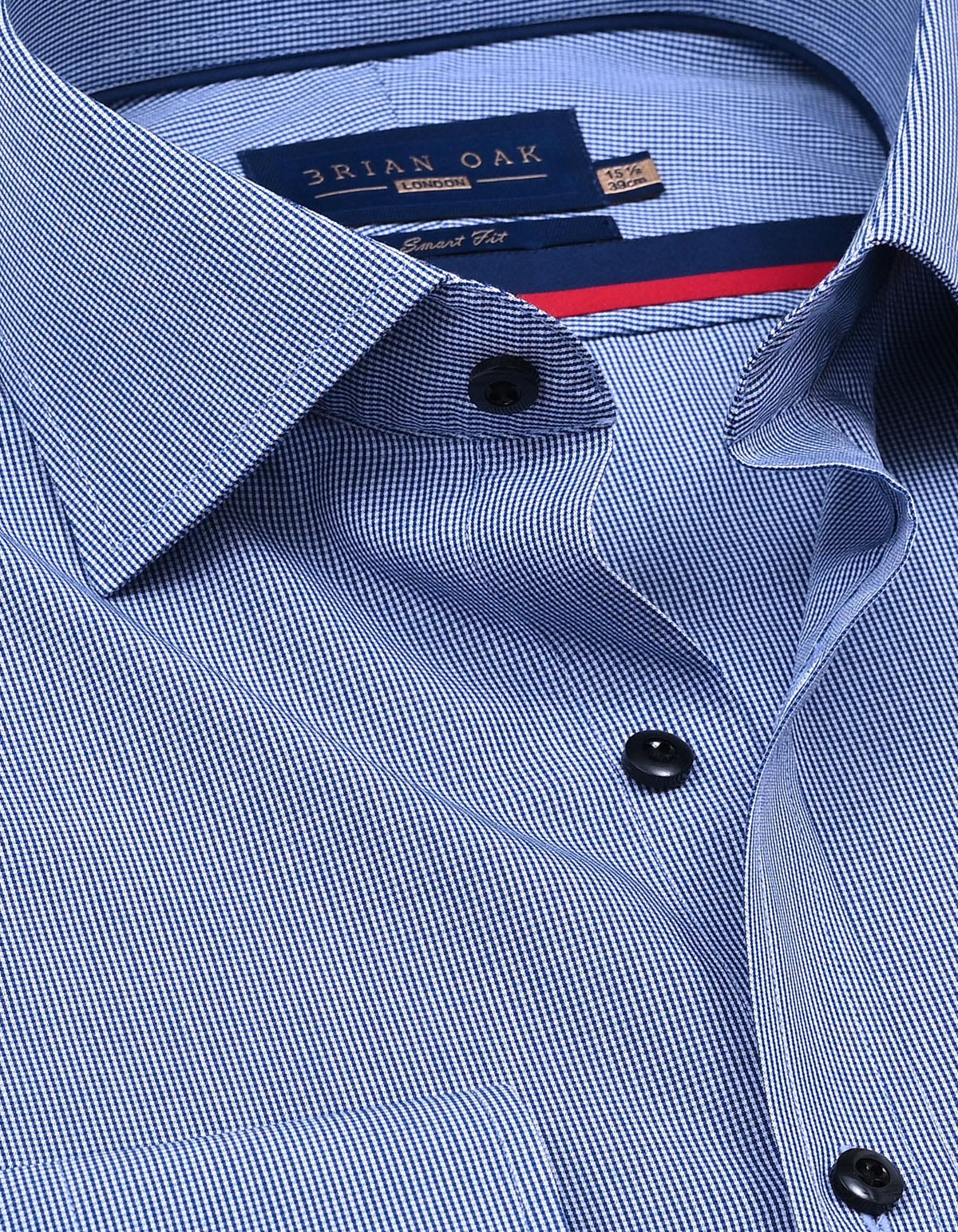 Blue Checkered Dress Shirt