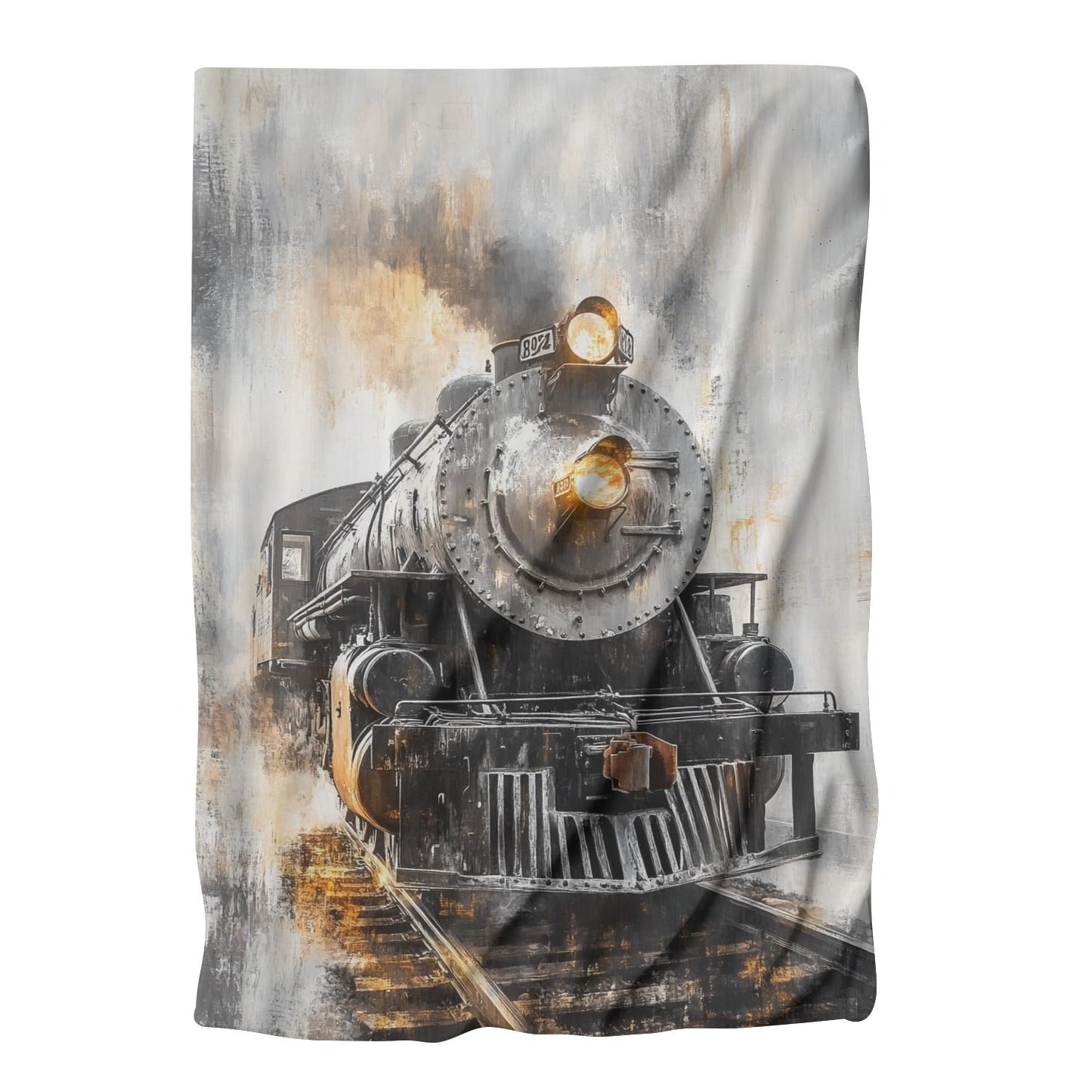 Golden Gleam Locomotive Blanket