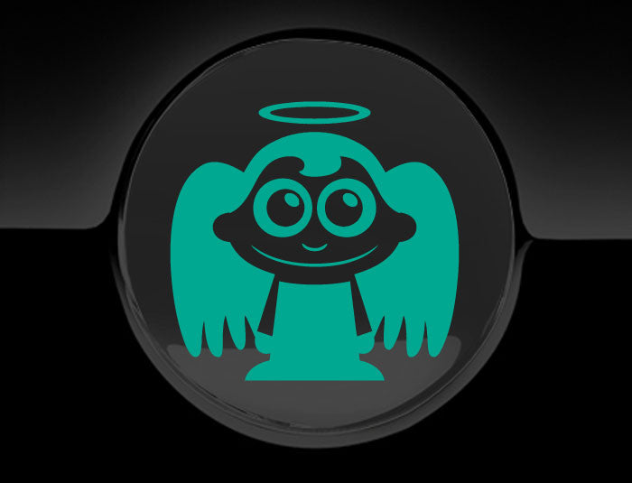 Adorable Angel Fuel Cap Car Sticker
