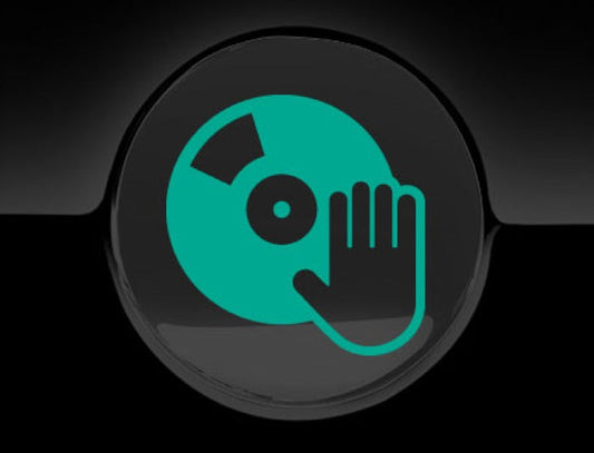 DJ Music Fuel Cap Cover Car Sticker