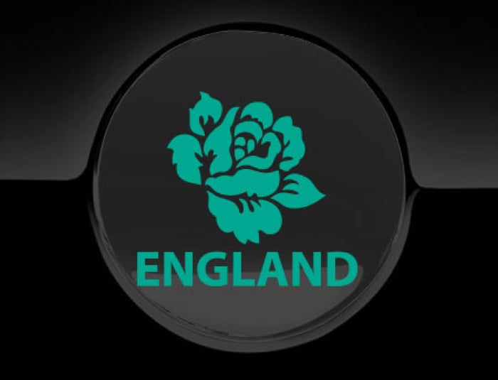 Rose Of England Fuel Cap Cover Car Sticker