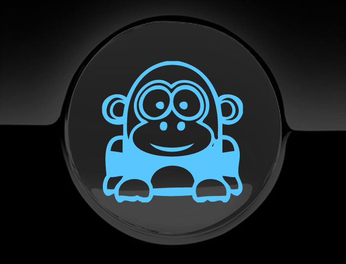 Funny Cartoon Gorilla Fuel Cap Cover Car Sticker