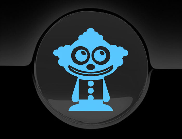 Adorable Clown Fuel Cap Car Sticker