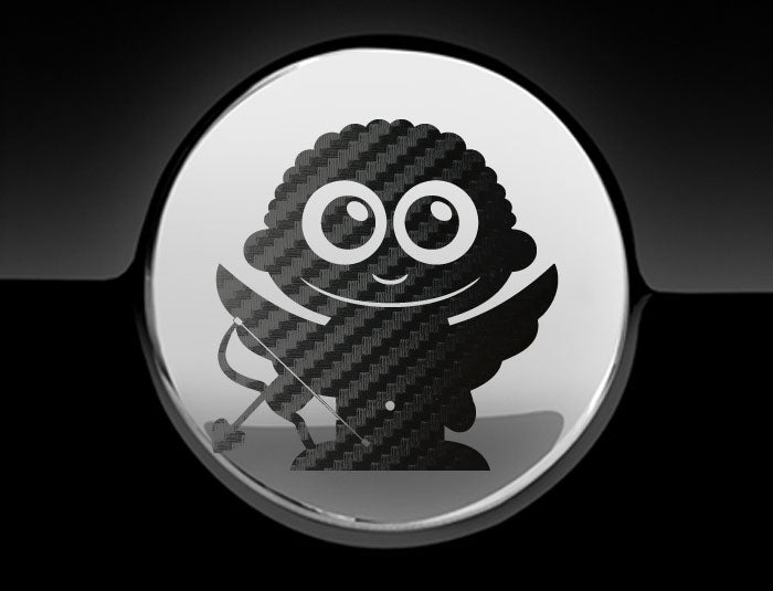Adorable Cupid Fuel Cap Car Sticker
