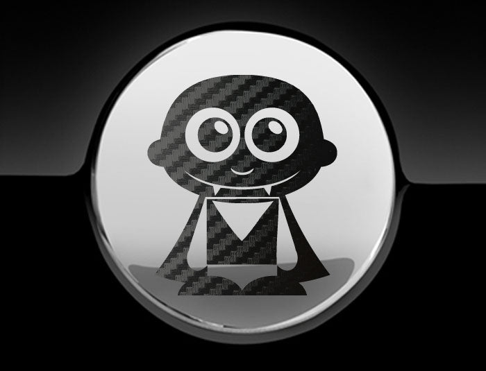 Adorable Vampire Fuel Cap Car Sticker