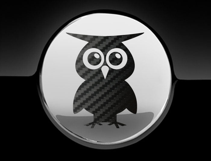 Adorable Owl Fuel Cap Car Sticker