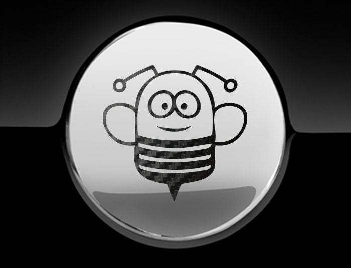Funny Cartoon Bee Fuel Cap Cover Car Sticker