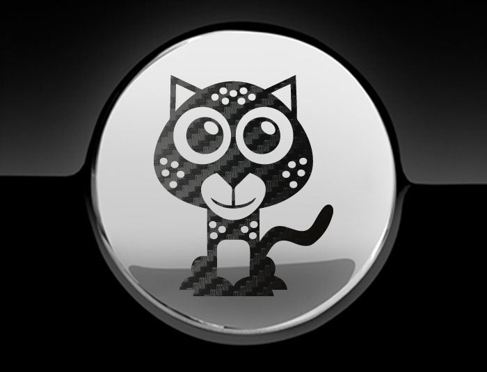 Adorable Cheetah Fuel Cap Car Sticker