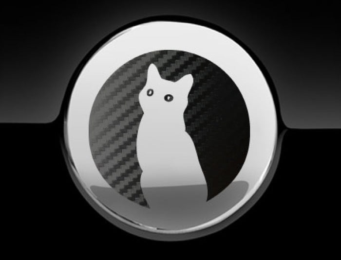 Moon Cat Fuel Cap Cover Car Sticker