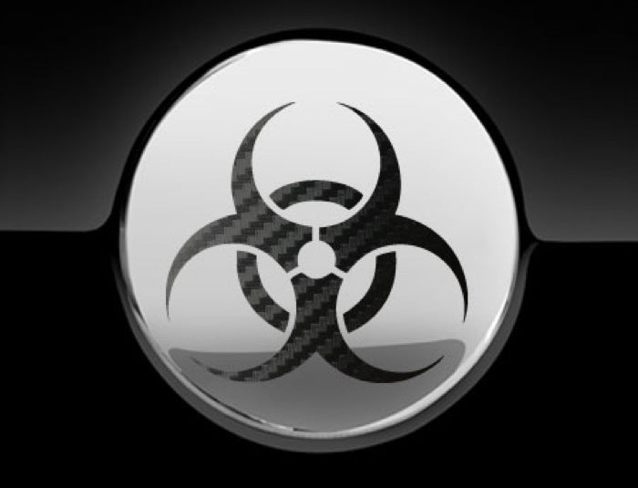 Biohazard Fuel Cap Cover Car Sticker