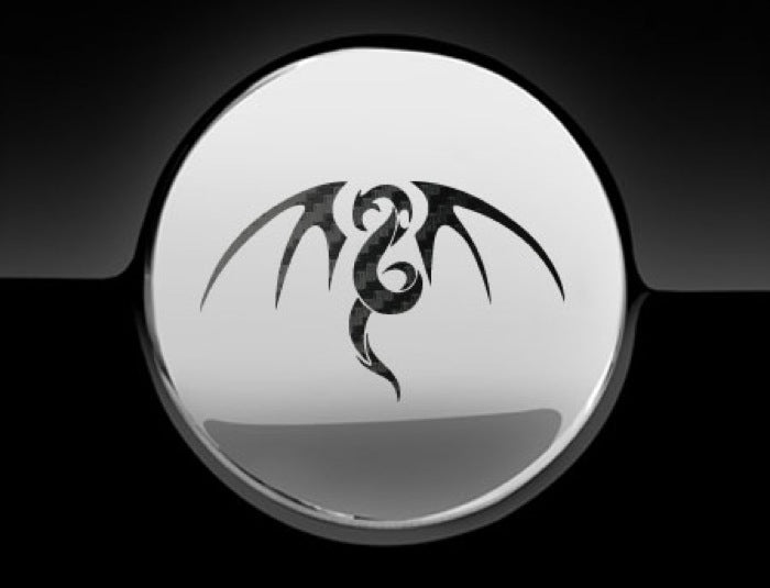 Tribal Dragon Fuel Cap Cover Car Sticker