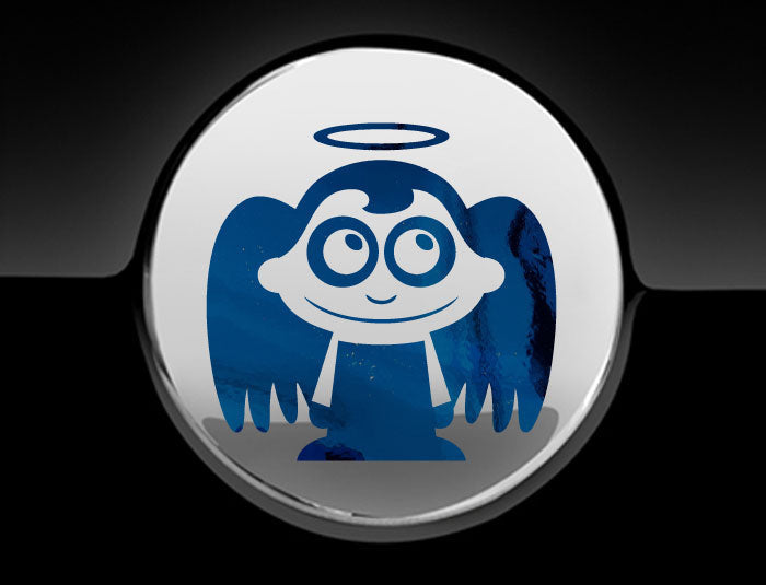 Adorable Angel Fuel Cap Car Sticker