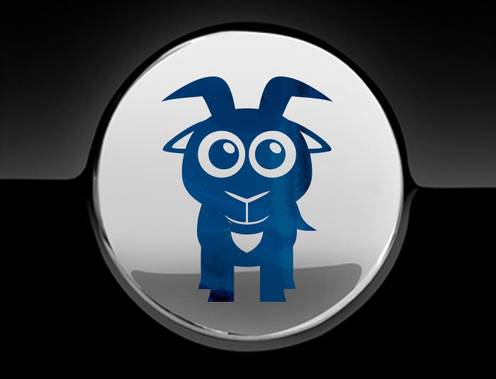 Adorable Goat Fuel Cap Car Sticker