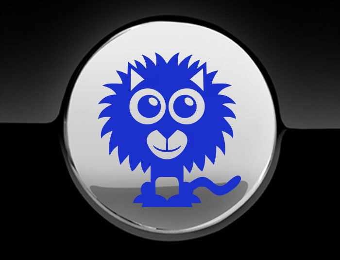 Adorable Lion Fuel Cap Car Sticker
