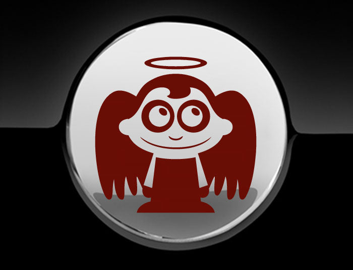 Adorable Angel Fuel Cap Car Sticker