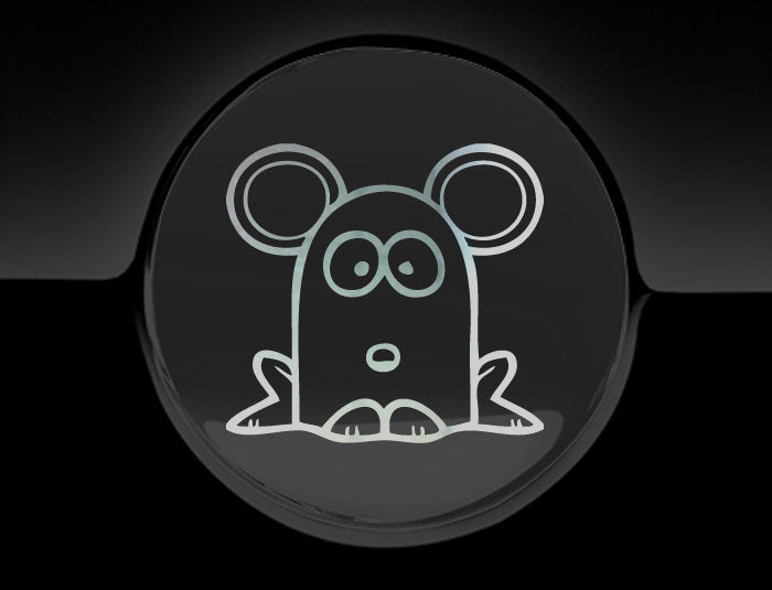Funny Cartoon MouseFuel Cap Cover Car Sticker