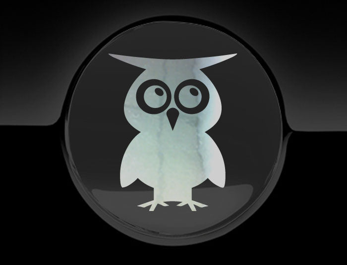 Adorable Owl Fuel Cap Car Sticker
