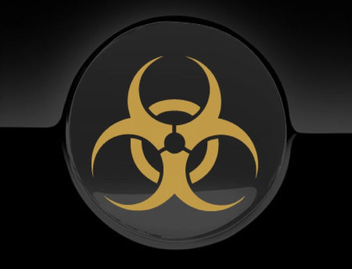 Biohazard Fuel Cap Cover Car Sticker