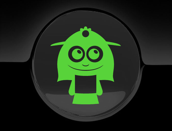 Adorable Lady Fuel Cap Car Sticker