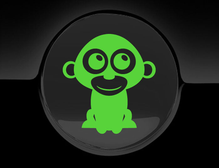 Adorable Monkey Fuel Cap Car Sticker
