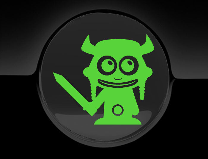 Adorable Viking Fuel Cap Car Sticker