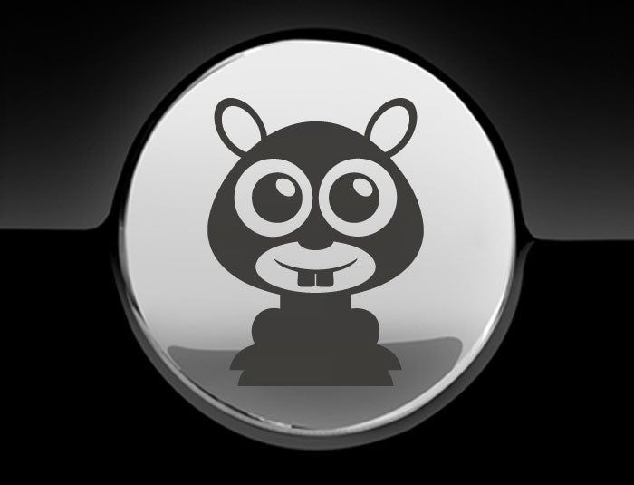 Adorable Mole Fuel Cap Car Sticker