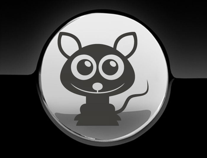 Adorable Rat Fuel Cap Car Sticker
