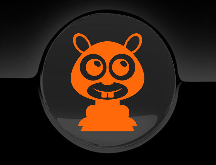 Adorable Mole Fuel Cap Car Sticker