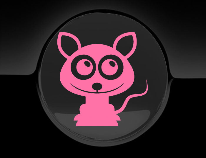 Adorable Rat Fuel Cap Car Sticker