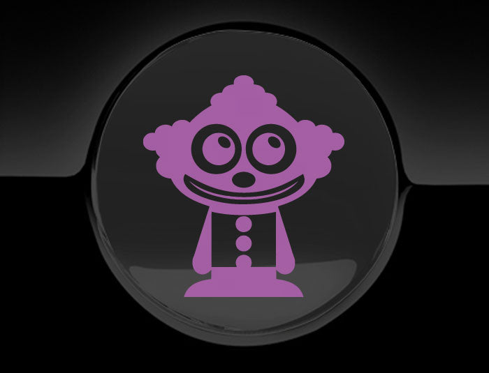 Adorable Clown Fuel Cap Car Sticker