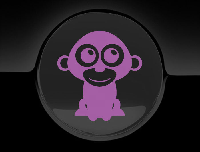 Adorable Monkey Fuel Cap Car Sticker