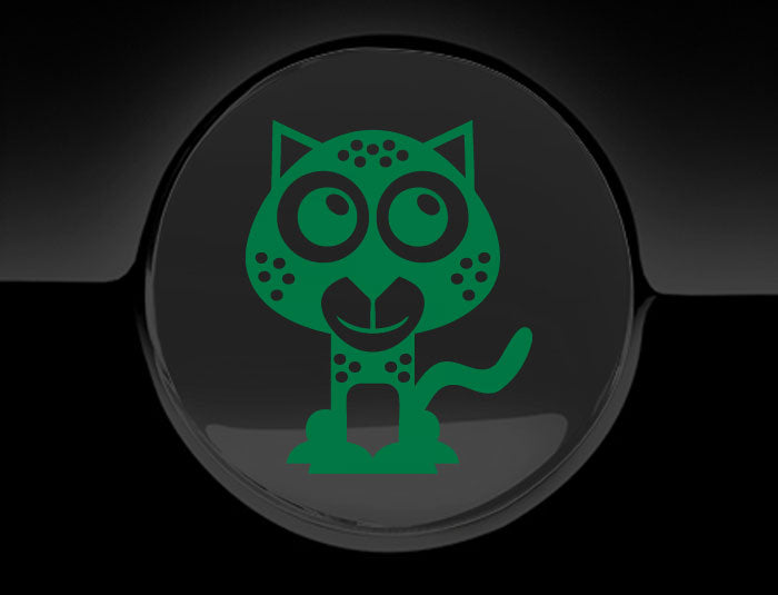 Adorable Cheetah Fuel Cap Car Sticker